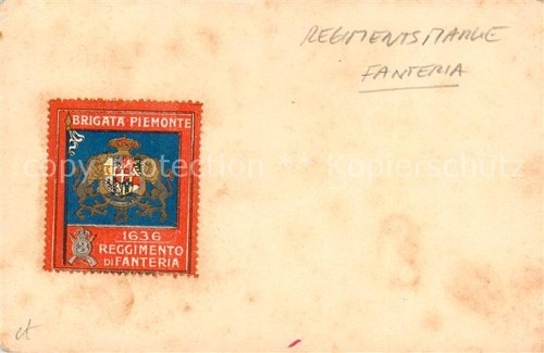 Francobollo reggimento - francobollo,