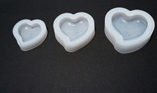 1pz  stampo silicone per resina fai da te forma cuore 52-75mm bijoux