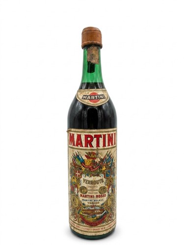 Bottiglia vintage martini - bottiglia,