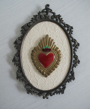Cuore sacro cornice ovale