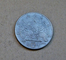 1 lira impero 1939 XVII