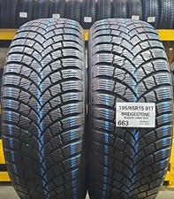 2x GOMME USATE TERMICHE 195/65R15 91T BRIDGESTONE PNEUMATICI  1956515 