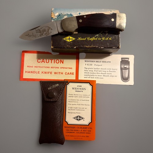 Raro coltello vintage western - vintage,