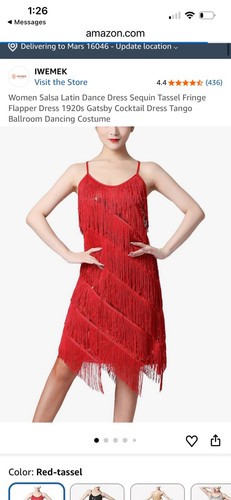 Costume rosso salsa danza - rosso,