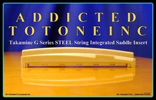 Sella integrata Takamine serie G / profilo BASSO o ALTO / parte OEM / TUSQ