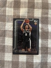 2025-26 Topps Basketball Dylan Harper Spurs #202 RC nero /68 colori corrispondenti