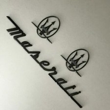 SET 3 PEZZI emblema nero