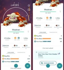 Heatran lucido livello 50 con