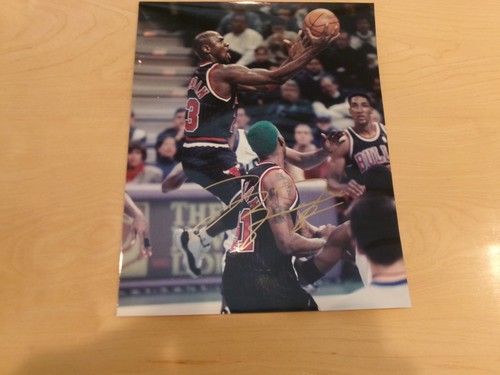 Foto firmata michael jordan - firmata,