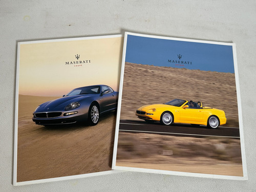 Depliant maserati coupè - depliant,