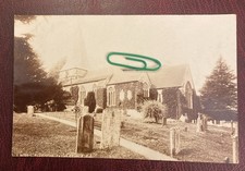 Sundridge Parish Church Kent. External Graveyard View RPPC Unposted 