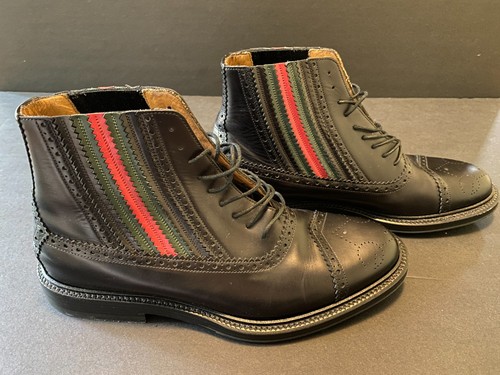 Gucci stivali neri - gg, pelle