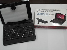 AUDIOLA CUS 0170 CUSTODIA CON TASTIERA PER TABLET 7” COLORE NERO,NUOVO