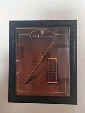 Pubblicità Gucci Accessory Collection Penna E Accendino Vintage