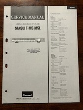 Sansui T-M5 T-M5L Servo Locked