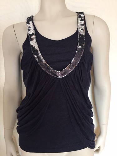 Shirt donna con paillettes - con,