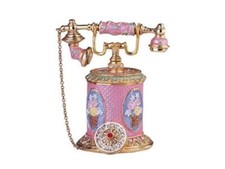 Jeweled Enamel Pewter Pink