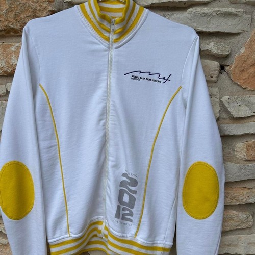 Giacca zip bianca - e, gialla