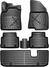 Tappetini in gomma 3D ELMASLINE per ŠKODA KODIAQ 1ª Gen.(2016 - 2023) 7 posti 