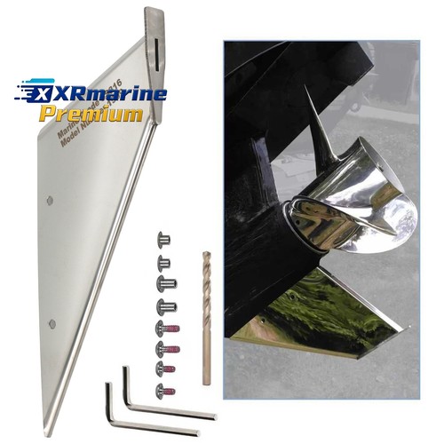 Protezione skeg acciaio inox - protezione,