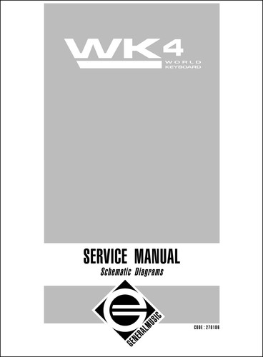 Gem wk4 service manual repair - wk4,