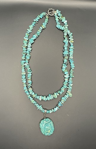 Collana vintage turchese - turchese, chip