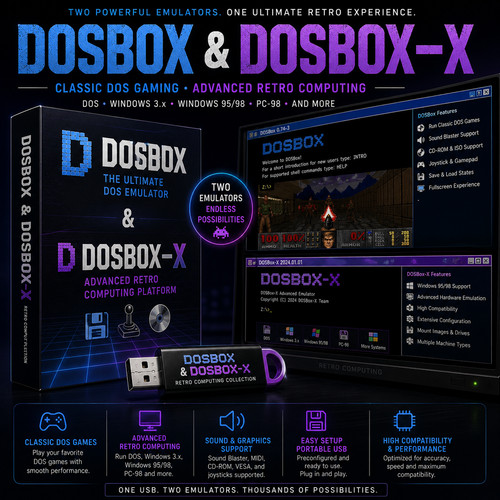 Dosbox emulatore - dosbox, dosbox-x