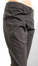MARITHE FRANCOIS GIRBAUD pantaloni rigati neri cotone NUOVI 40 IT
