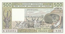 AFRICA DE L'OUEST BANCONOTA