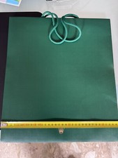 Sacchetto Grande Borsa Rolex Carta Originale Shopping Bag verde regalo Busta