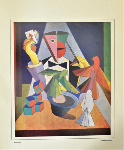 Dipinto scordelli anni 50 - dipinto,
