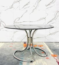 Giotto Stoppino Tavolo Da Pranzo Acciaio Design Anni ‘70 Modernariato