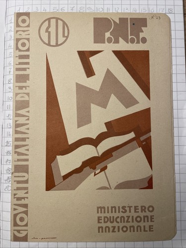 Antica pagella scolastica - antica,