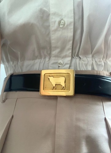 Moschino cintura vintage nera - vintage,