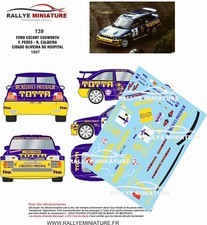 DECALS 1/43 REF 0139 Escort RS