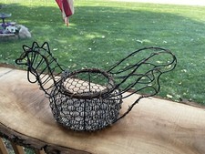 Rattan  hen egg basket-wicker