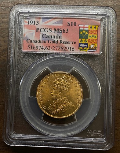 Canada 1913 oro dollari - canada,