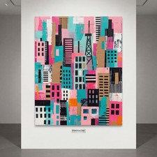 Quadro città in stile