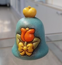 Thun Campanella c/ battaglio verde tulipani - limited edition d. 4,5 x h.5.5