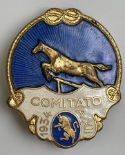 Distintivo Concorso Ippico Torino Comitato 1934 Cavalli Equitazione