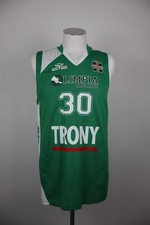 ETE OLIMPIA CAGLIARI N 30 CANOTTA MAGLIA BASKET UOMO TG M MAN T-SHIRT VINTAGE