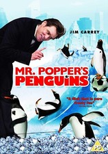 Mr Popper's Penguins (DVD-2012) Jim Carrey.  "A COOL BLAST OF FUN FOR ALL AGES!"