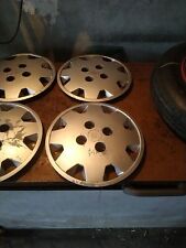 4 Coppe Copricerchi Usati Da 13"Originali FIAT per Fiat Uno Panda