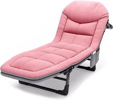 Lettino/sdraio pieghevole colore rosa