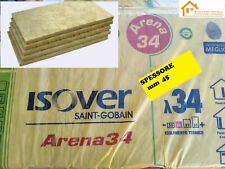 LANA DI ROCCIA PANNELLO ISOLANTE ACUSTICO TERMICO PARETI TETTO CARTONGESSO CM 4