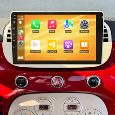 9inch Per FIAT 500 2007-2015 Autoradio Stereo Android 13.0 GPS Navi carplay BT