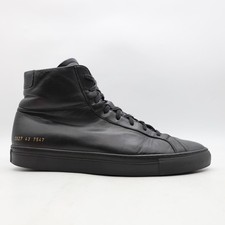 Sneakers Common Projects Achilles da uomo taglia EU 43 Mid Top in pelle nera