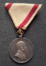Medaglia  in Argento al valore Austria kuk Silver Der Tapferkeits 2 class ww1