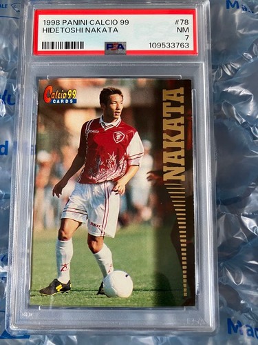 Psa7 panini calcio nakata - panini,