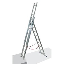 Scala alluminio telescopica a 3 rampe - Facal Euro Stilo